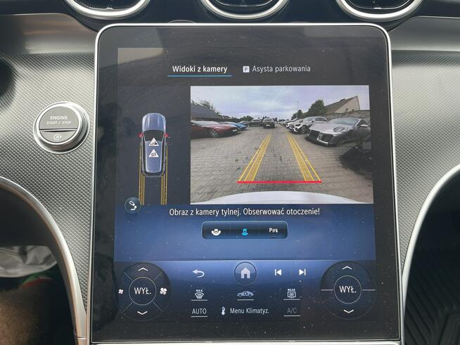 Mercedes C 220 mHEV Pamięć Skóra Kamera Digital LED Podgrzewanie 200KM Gliwice - zdjęcie 10