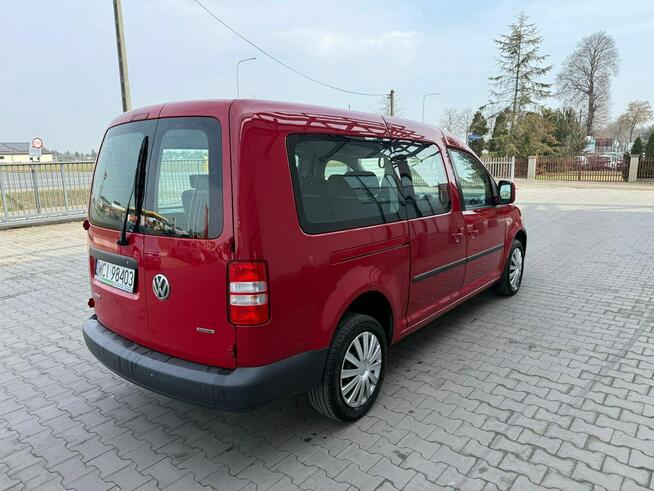 Volkswagen Caddy 2.0 MPI 109 KM  MAXI 7 osobowy Zarejestrowany Gąsocin - zdjęcie 5