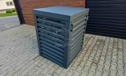 Osłona pompy ciepła 70x70x110 cm antracyt Zabudowa ID858 Turek - zdjęcie 3