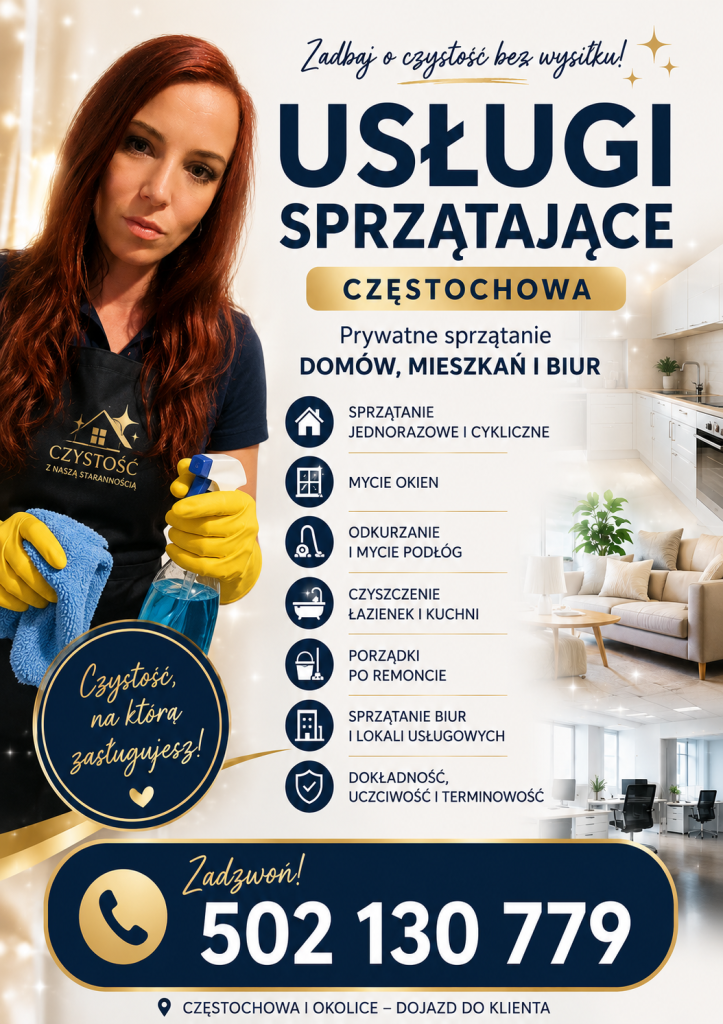 Sprzątanie domów i mieszkań 7 dni w tygodniu Częstochowa - zdjęcie 1