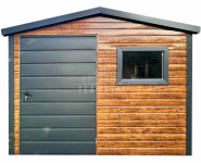 Schowek - domek 2,5x2,5m - drzwi - okno  dach TS1150
