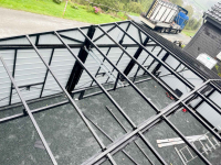 Garaż blaszany 9x6  antracyt 3x brama uchylna   Dach dwuspad GP134 Brzesko - zdjęcie 11