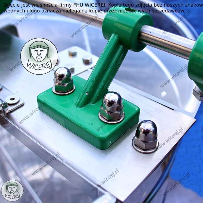 PREMIUM Miodarka 3 ramkowa Diagonalna UNIWERSALNA Nierdzewna Jaśliska - zdjęcie 6