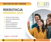 Kwalifikacyjne kursy zawodowe Kraków, kursy stacjonarne