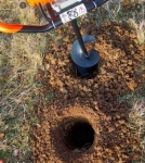 Wiertnica,świder do robienia otworów - silnik spalinowy 52cm3. Świdnica - zdjęcie 2