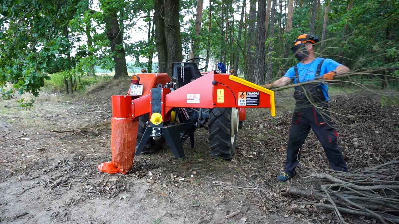 Rębak do gałezi REMET R-80 6 nożowy Kamień - zdjęcie 6