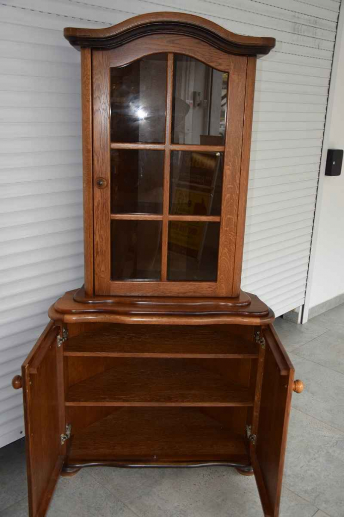 witryna narożna dębowa - jak nowa Olsztyn - zdjęcie 4