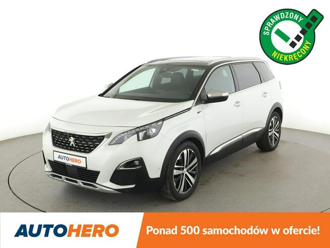 Peugeot 5008 7 os. automat full LED navi panorama skóra kamery Warszawa - zdjęcie 1