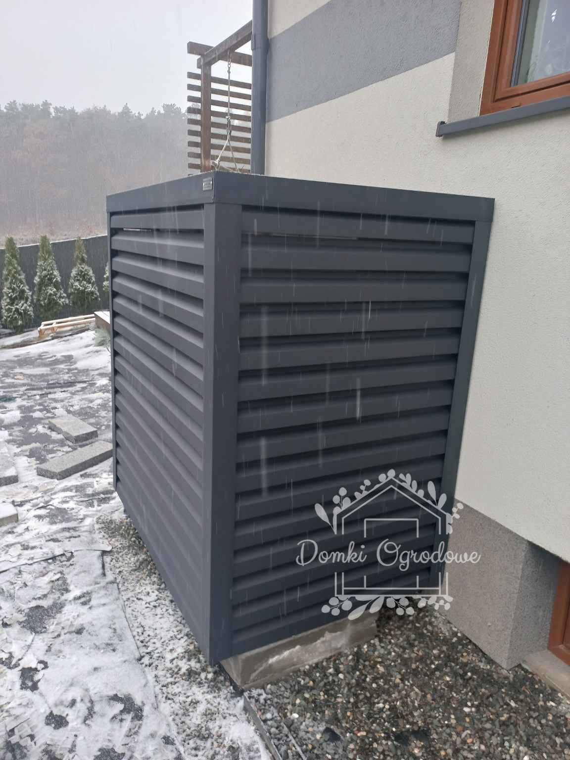 Osłona pompy ciepła 80x50x180 cm antracyt ID478 Busko-Zdrój - zdjęcie 3