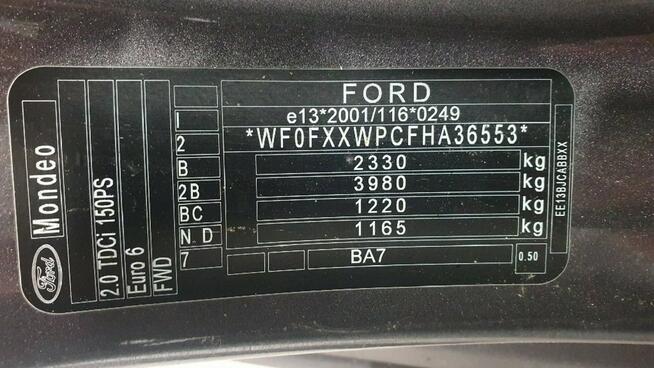 Ford Mondeo Kombi 2.0 TDCi Gold X (Trend) Grójec - zdjęcie 8