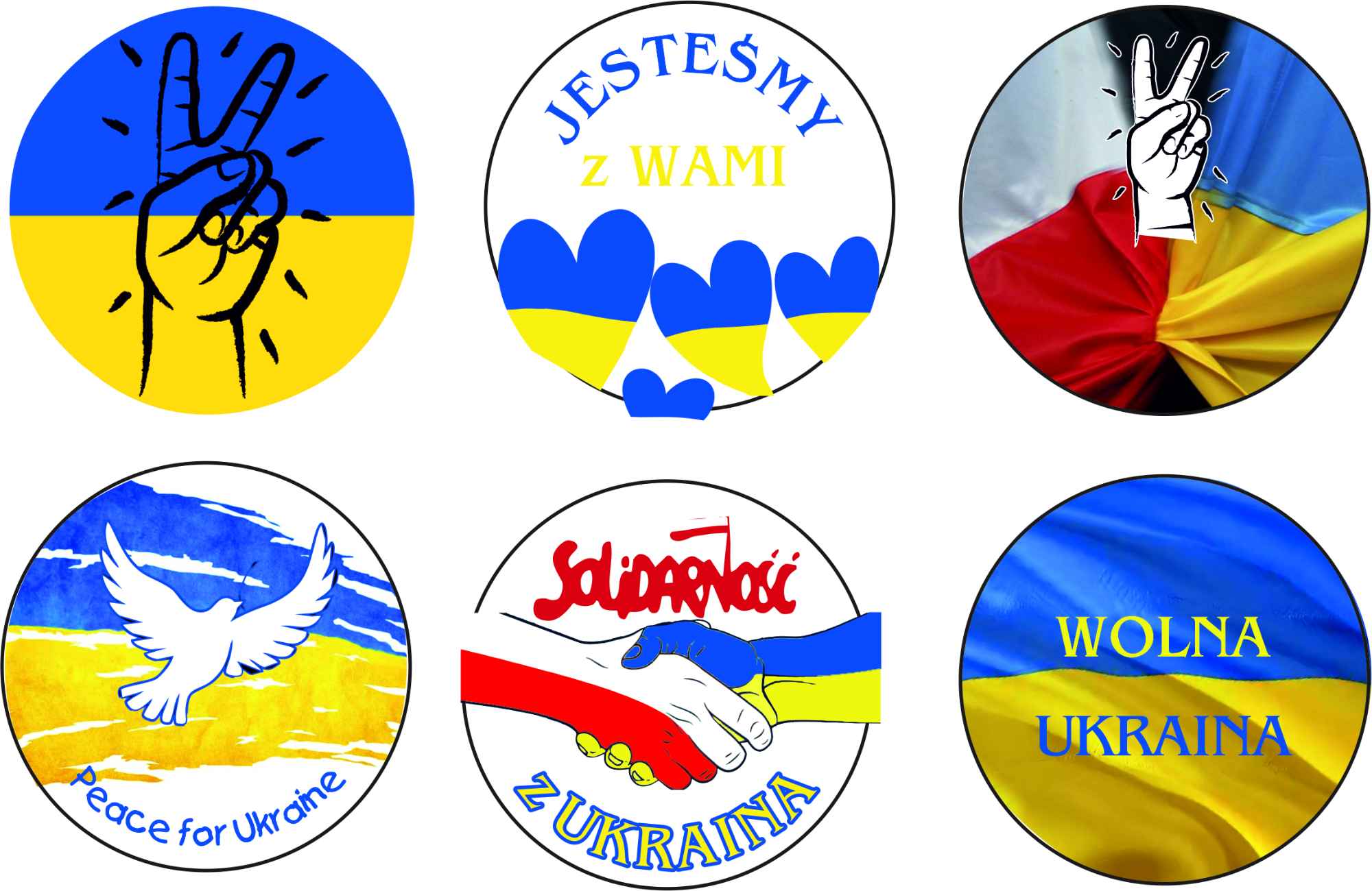 Badgesy #UKRAINA #buttony #przypinki #znaczki Śródmieście - zdjęcie 3