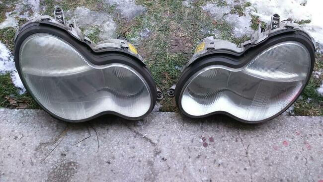 Mercedes C klasa w 203 - reflektory przód Aleksandrów Łódzki - zdjęcie 1