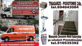 TRANSPORT PRZEPROWADZKI TRAGARZE wnosimy znosimy meble AGD gabaryty