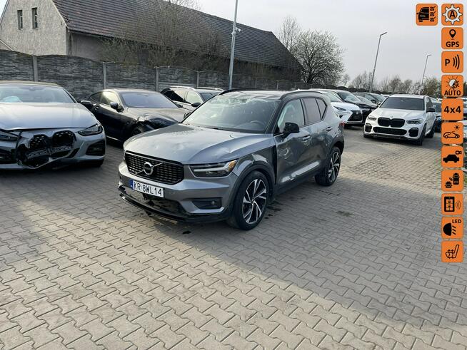 Volvo XC 40 R design T5 AWD HAK Skóra Kamera Pamięć Panorama Virtual Gliwice - zdjęcie 1