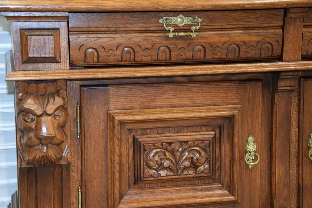 kredens dębowy - meble gdańskie - jak nowy Olsztyn - zdjęcie 7