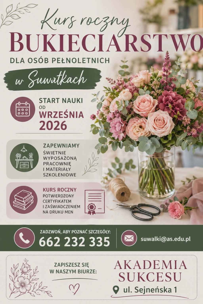 BUKIECIARSTWO – ZDOBĄDŹ ZAWÓD W ROK! Suwałki - zdjęcie 1