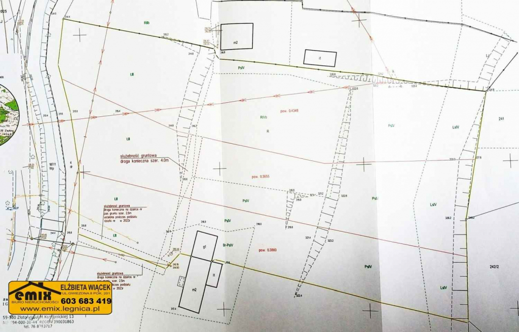 3 działki budowlane w Wojcieszowie - różne pow. - 105 tys. zł. każda Wojcieszów - zdjęcie 2