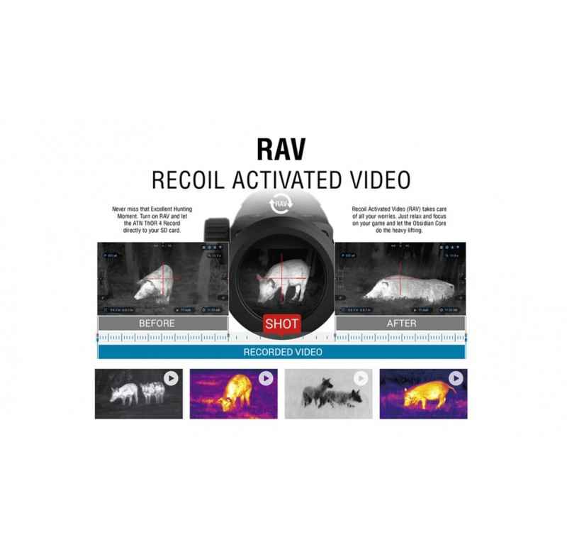 ATN ThOR 4, 640x480 Sensor, 4-40x Thermal Smart HD Rifle Scope Poladowo - zdjęcie 5