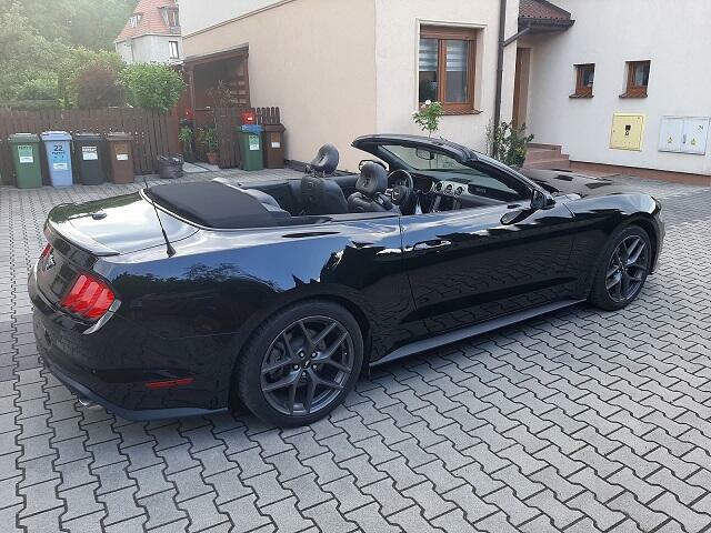 Mustang Kabriolet czarny - 7 tys !!! Fabryczna - zdjęcie 7