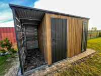 Schowek Domek ogrodowy 3x2,5m  drewnopodobny  spad dachu w tył ID1129 Ciechanów - zdjęcie 2