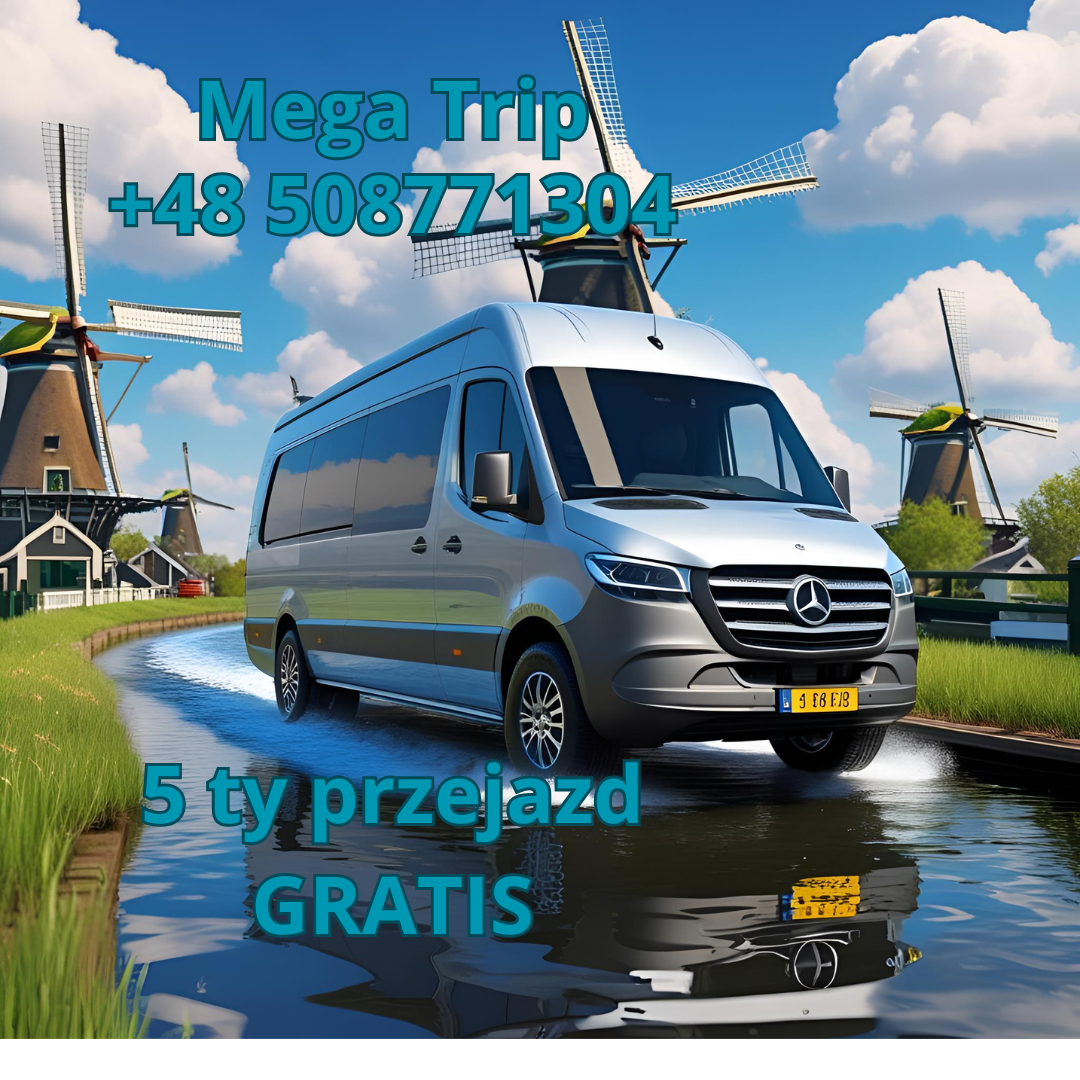 Przewóz osób do Niemiec, Holandii, Belgii, 5 ty przejazd Gratis Rzeszów - zdjęcie 1