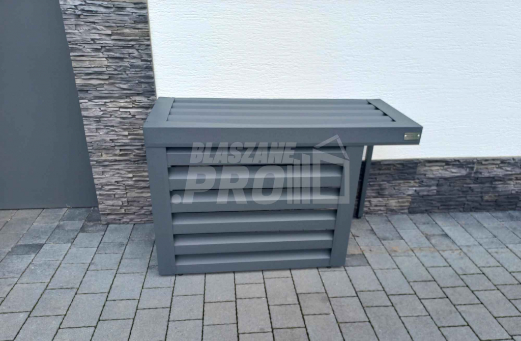 Osłona klimatyzatora pompy ciepła 80x40x70 cm niepełna zabudowa GP297 Jarocin - zdjęcie 4