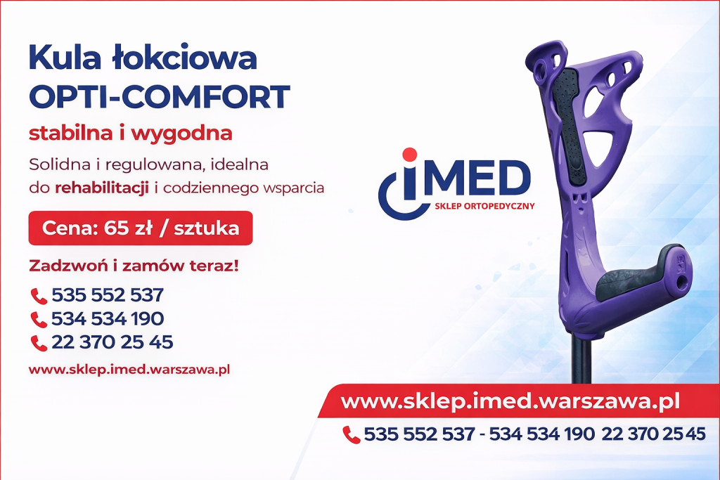 Kula łokciowa OPTI-COMFORT – stabilna i wygodna Bemowo - zdjęcie 1