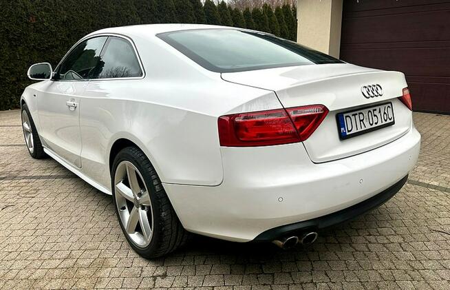 Audi A5 2.0TFSI 180KM Biała Bardzo Ładna S-Line Zarejestrowana Wrocław - zdjęcie 4
