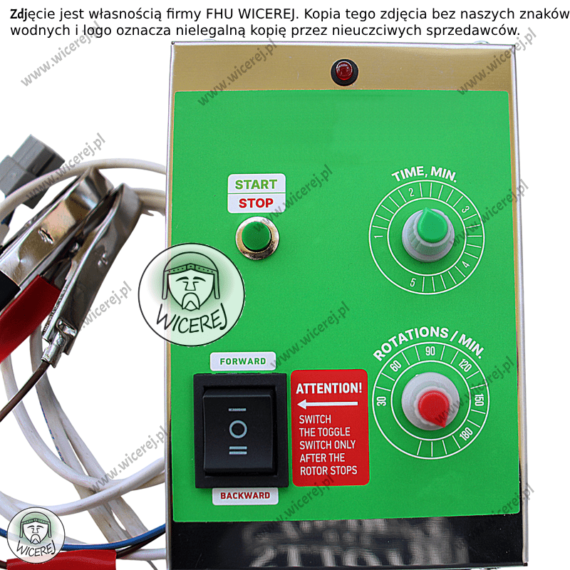 Napęd elektryczny do miodarek 12V analogowy silnik do wirówki do miodu Jaśliska - zdjęcie 8