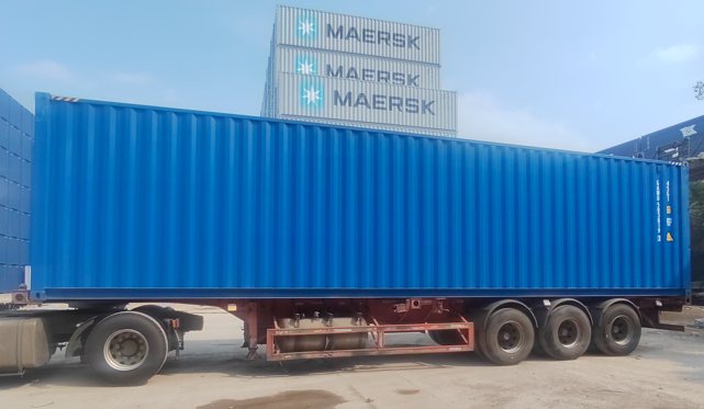 Kontener morski, magazynowy 40 hc po jednej trasie rok 2024 Wolica - zdjęcie 4