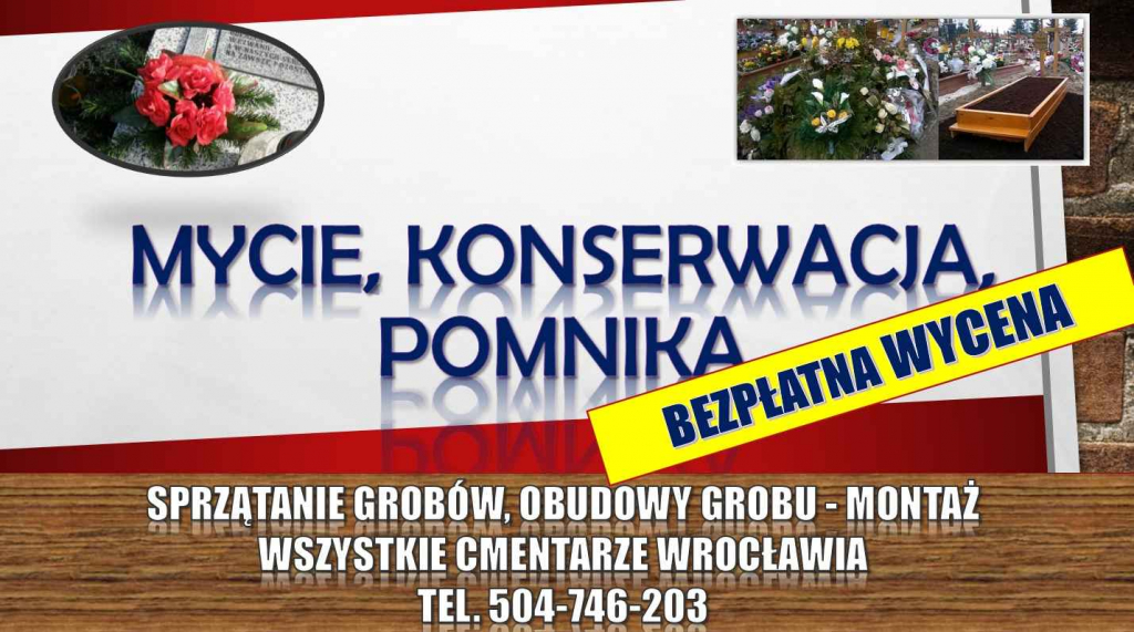 Sprzątanie grobów, grobu t 504746203,cmentarz Wrocław,opieka na grobem Psie Pole - zdjęcie 4