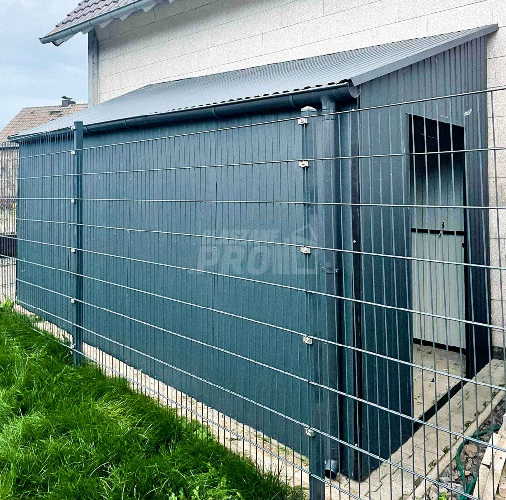 Domek Ogrodowy Garaż  2x5 Brama dwuskrzydłowa + drzwi  spad w bok GP92 Września - zdjęcie 3