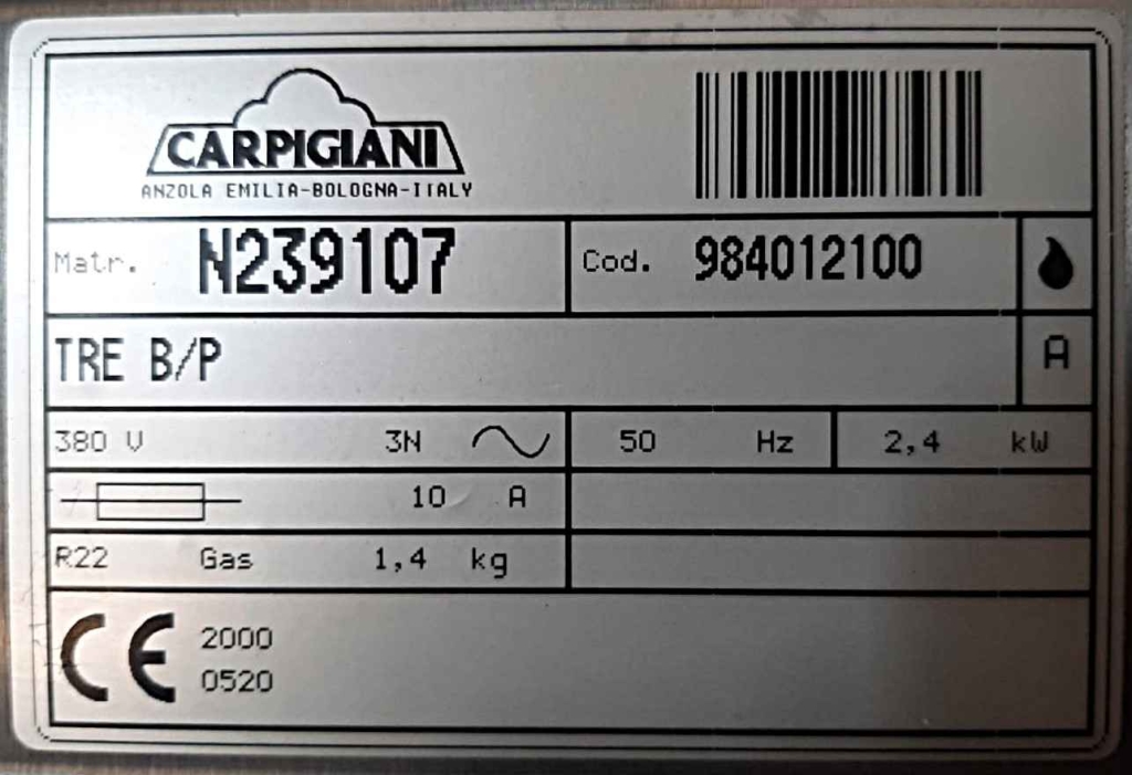 Maszyna do lodów włoskich Carpigiani Tre B/P – 2 smaki + Mix Prochowice - zdjęcie 4