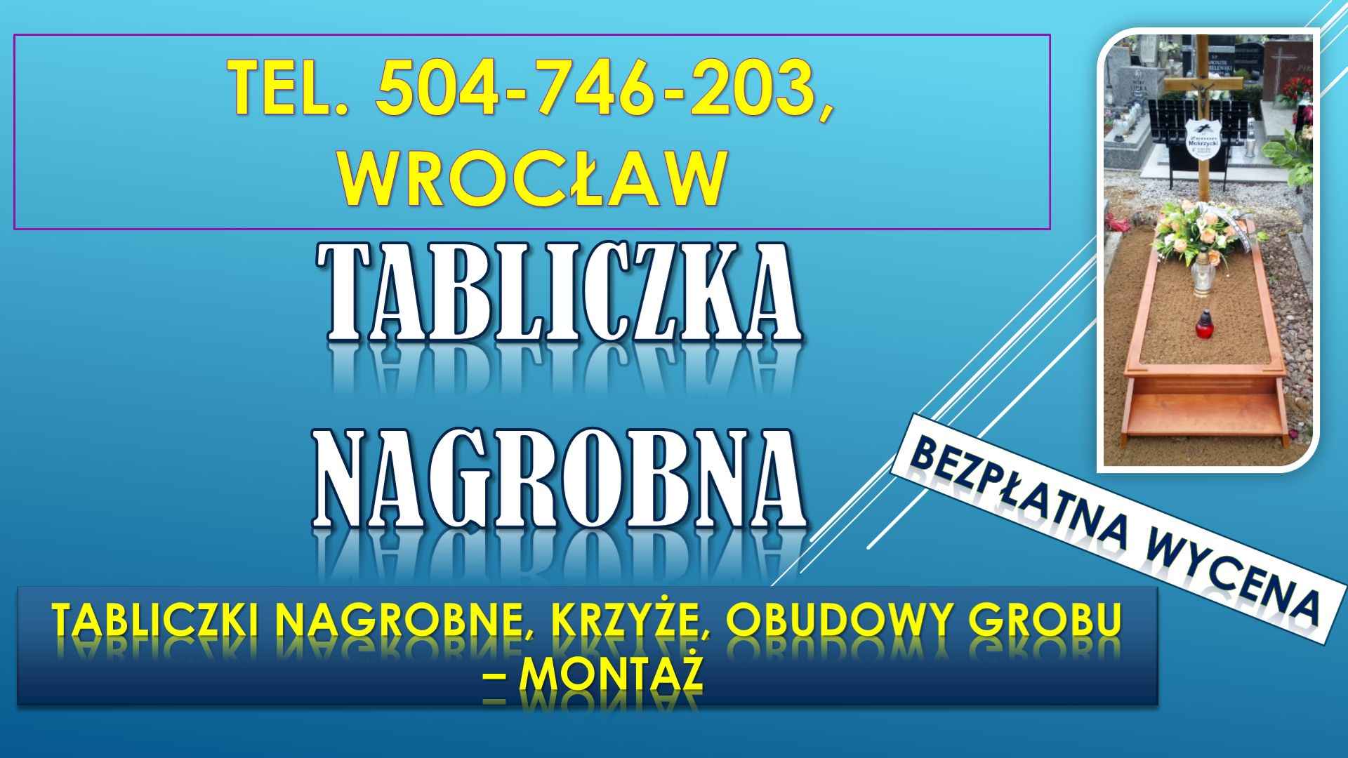 Krzyże nagrobne, cena. T. 504746203. Cmentarz, Wrocław, krzyż na grób. Psie Pole - zdjęcie 5