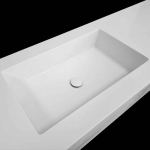 Umywalka kompozytowa do łazienki, zintegrowana z blatem 180x50x18cm Bydgoszcz - zdjęcie 4