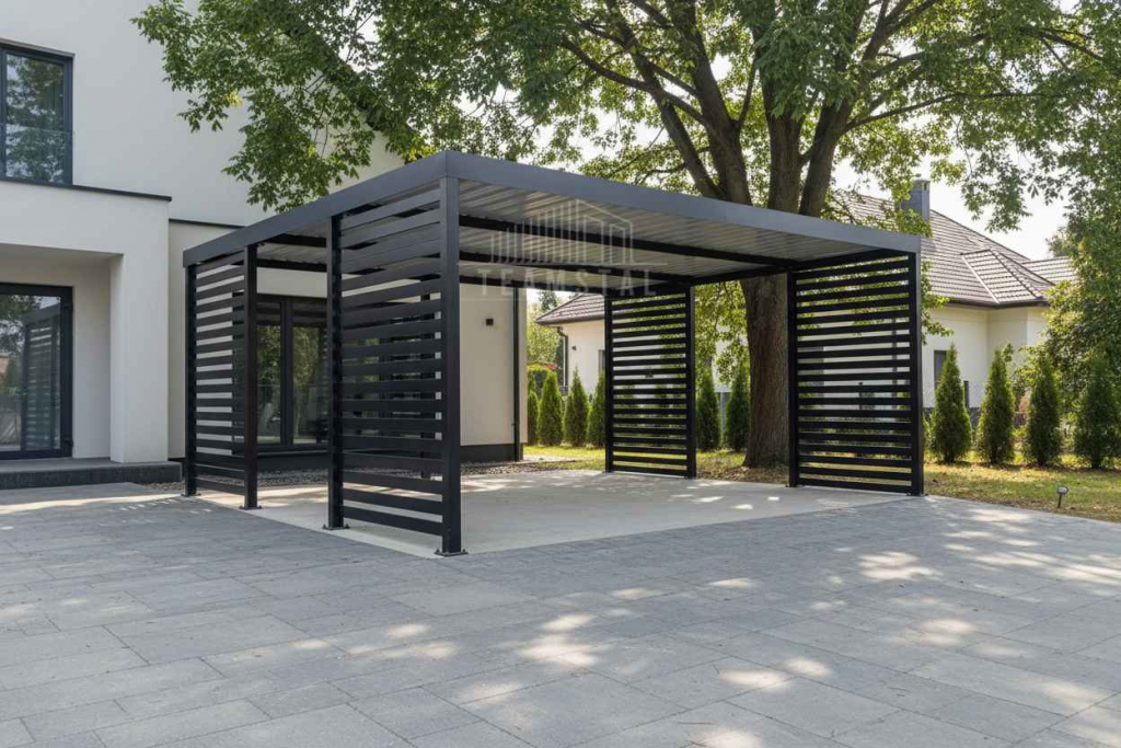 CarPort PREMIUM - wiata samochodowa 4,5x5,5 dodatkowa zabudowa TS1242 Piła - zdjęcie 2