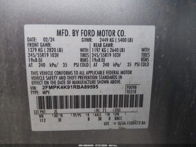 2024 Ford Edge Titanium Sulejówek - zdjęcie 10