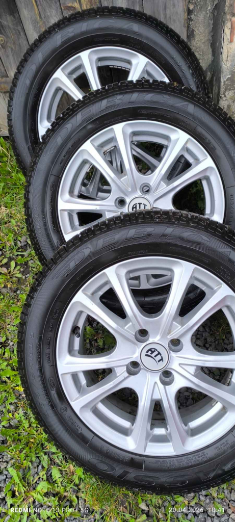 Felgi aluminiowe 15 z czujnikami ciśnienia i oponami renault Clio Zabrze - zdjęcie 2