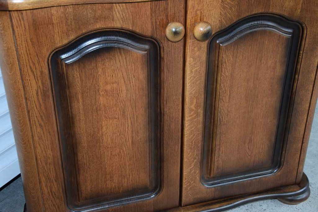 witryna narożna dębowa - jak nowa Olsztyn - zdjęcie 6