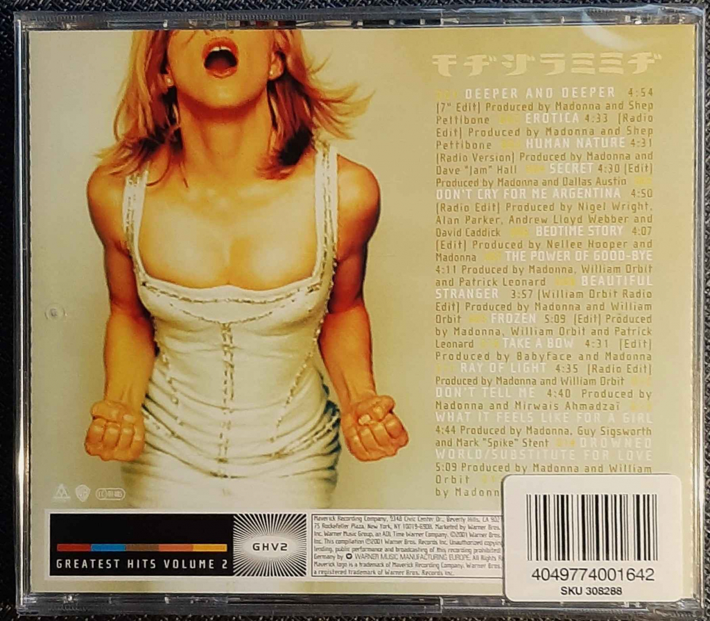 Polecam Album CD MADONNA -Album Greatest Hits Cd Katowice - zdjęcie 2