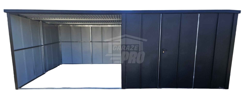 Schowek domek ogrodowy 2,3x3 m + wiata 3x3 m drzwi blacha dach GP746 Krynica-Zdrój - zdjęcie 1
