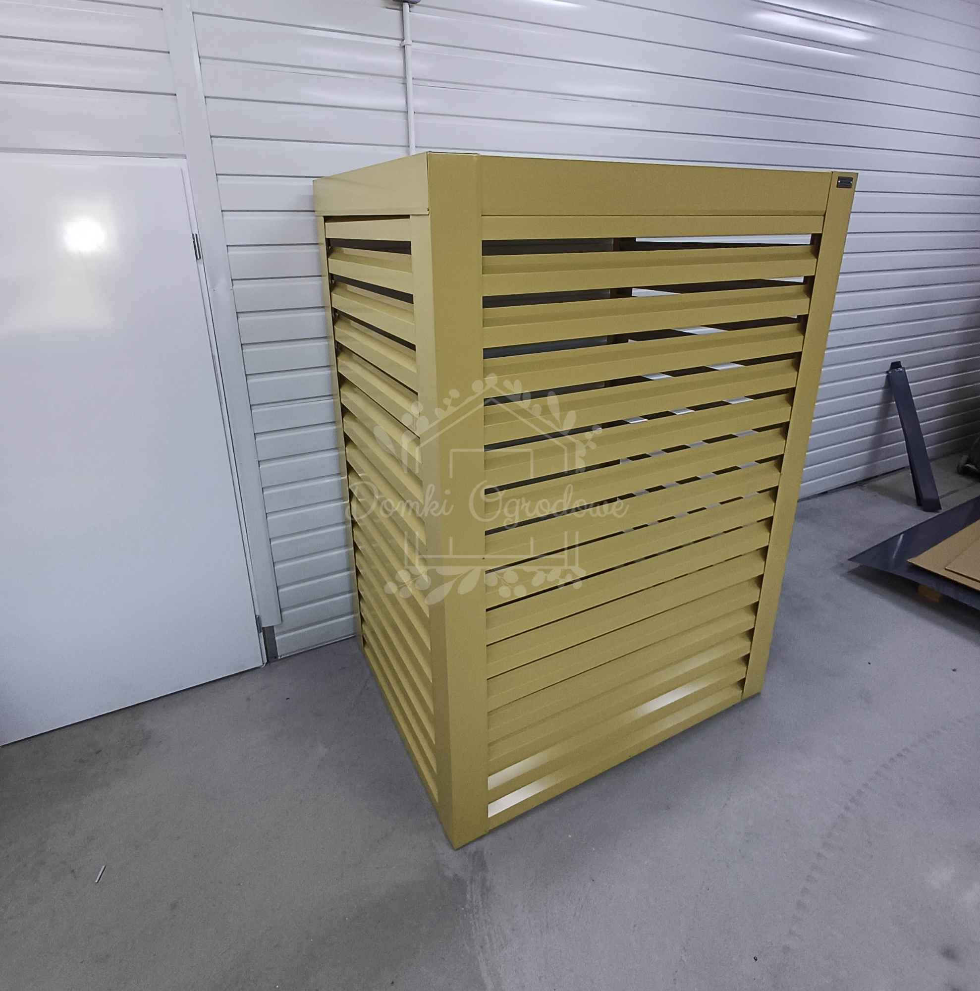 Osłona pompy ciepła 90x40x140 cm żółty Zabudowa ID859 Września - zdjęcie 3