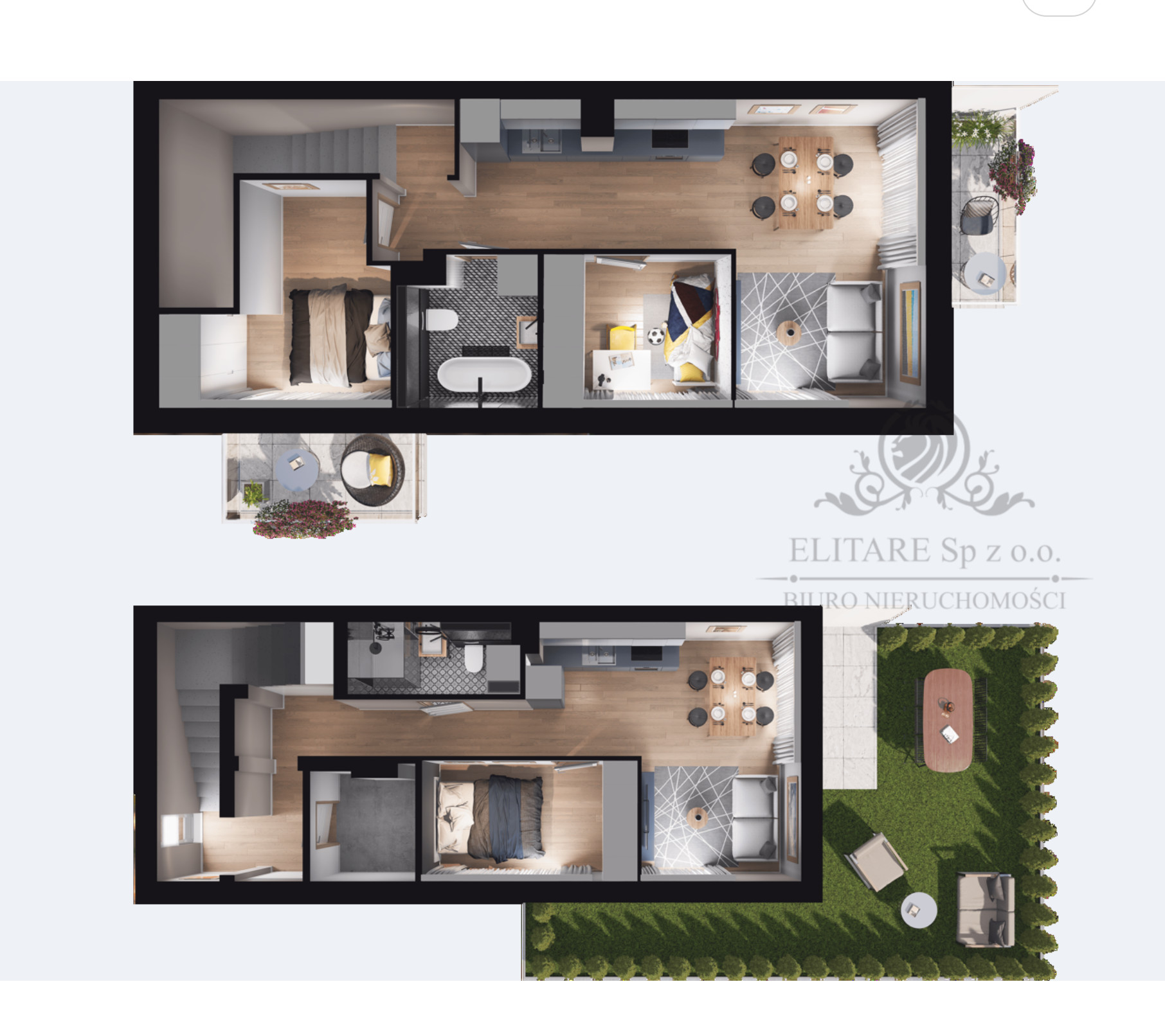 Mieszkanie dwupoziomowe 5 pokojowe 88,90 z tarasem i ogrodem /Brochów Wrocław - zdjęcie 2