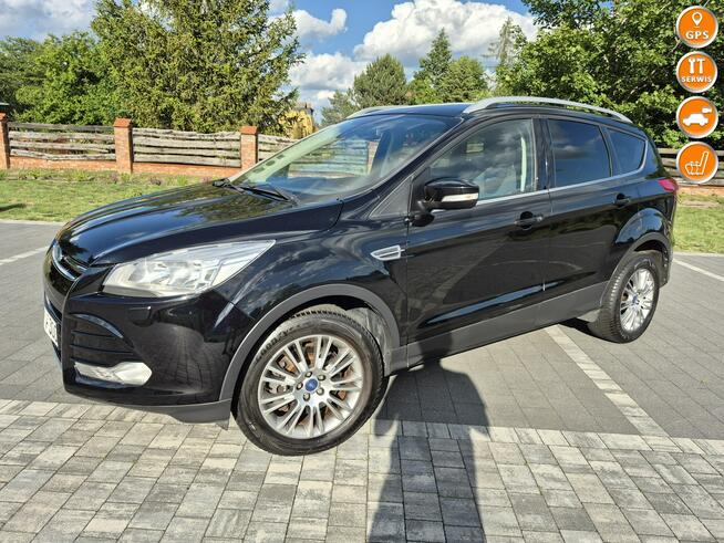 Ford Kuga ledy navi manual kamera grzane fotele szyba euro5 140km Drelów - zdjęcie 1