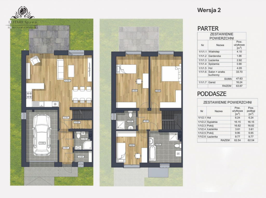 REZERWACJA/Dom o pow. 109,m2 + garaż 16,24m2, pompa ciepła/ Miłoszyce Miłoszyce - zdjęcie 9