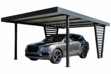 Carport V PREMIUM 4,3x5m Wypełnienie panelami Wiata TS1252