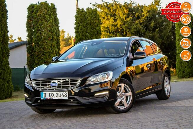 Volvo V60 150KM Navi Ledy Podgrzewane Fotele Tempomat Parktronik Ostrów Mazowiecka - zdjęcie 1