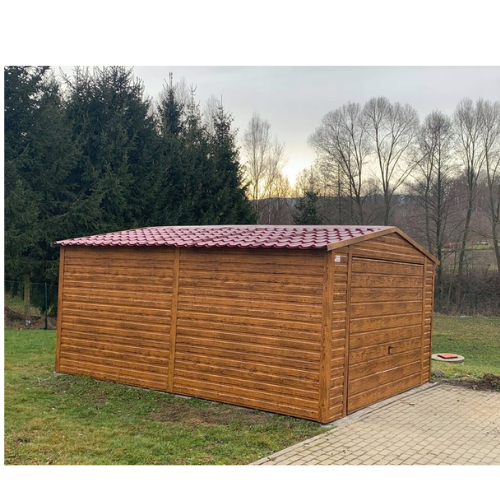 Garaż blaszany 3.5x6 Brama 1,90 Blachodachówka Gorlice - zdjęcie 1