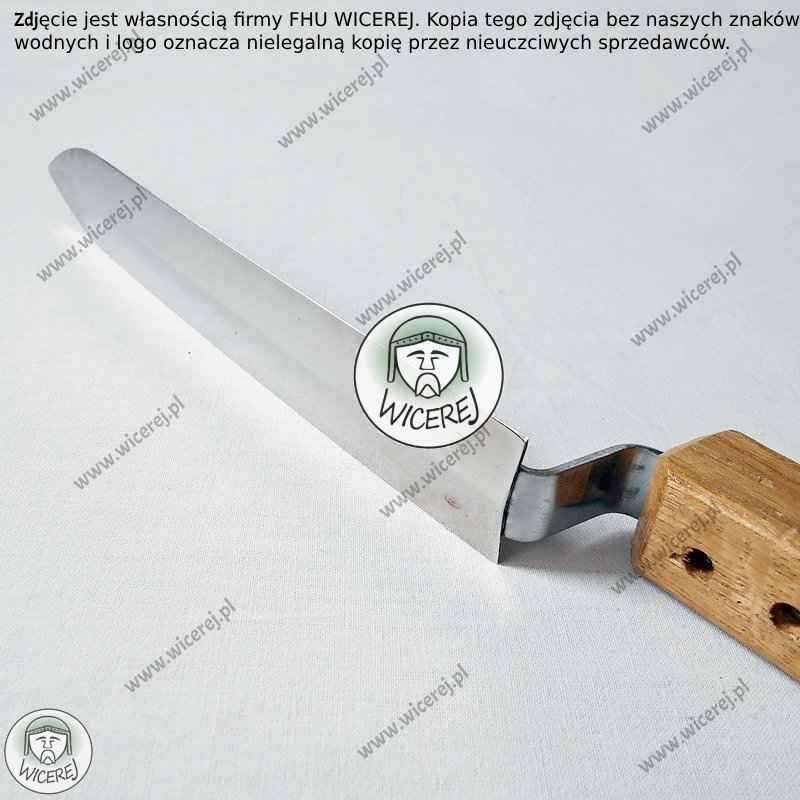 Nóż do Odsklepiania Nierdzewny z Profilowanym Ostrzem 20cm hartowany Jaśliska - zdjęcie 7