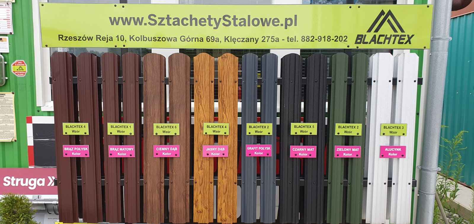 Sztachety metalowe 2 gatunek na bramę bramkę ogrodzenie pionowe poziom Sędziszów Małopolski - zdjęcie 3